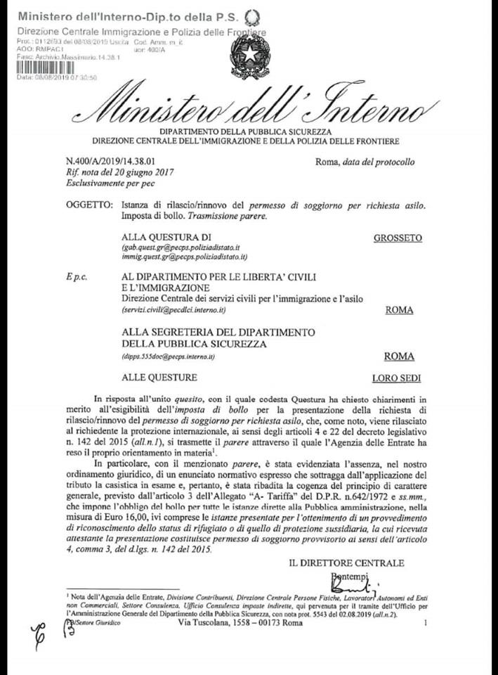 circolare marca da bollo richiesta asilo.jpg